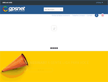 Tablet Screenshot of gpsnet.com.br